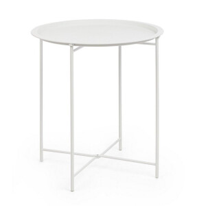 Masuta cafea otel alb Austin Ø46x52h