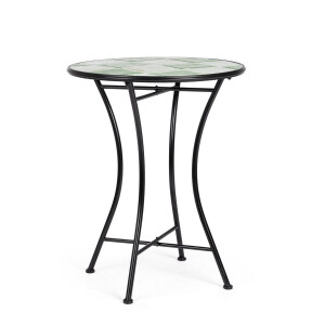 Masa rotunda otel ceramica multicolora Loire Ø60x75h