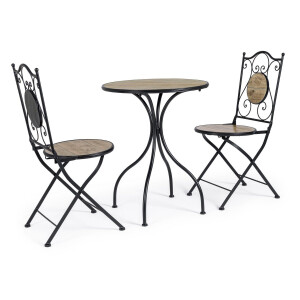 Set mobilier gradina Kansas 38x38x92 cm, 60x75 cm