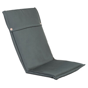 Set 2 perne scaune gradina textil gri antracit 50x120x3 cm