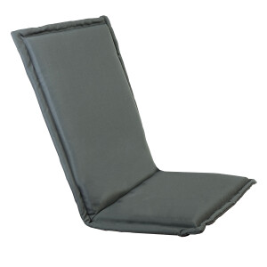 Set 2 perne scaune gradina textil gri antracit 45x94x3 cm