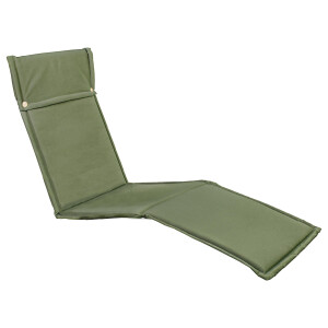 Perna sezlong textil verde Olefin 50x176x3 cm