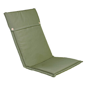 Set 2 perne scaune gradina textil verde Olefin 50x120x3 cm