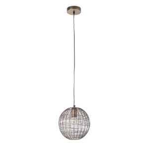 Set 2 lustre metal cupru Inay 25x100 cm