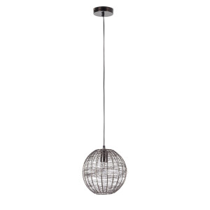 Set 2 lustre metal negru Inay 25x100 cm