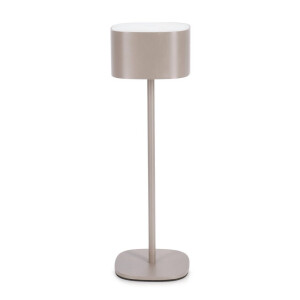 Veioza metal gri cu led Naimi Ø8x26h