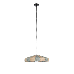 Lustra rafie natur albastra Kanda 50x13 cm