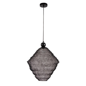 Candelabru metal negru Odissa Ø58x50h