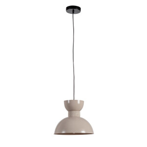 Lustra metal bej Jabalpur 30x25 cm