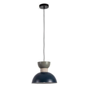 Lustra metal albastru verde Jabalpur 30x25 cm