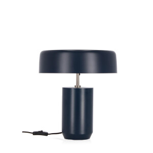 Veioza metal albastru Kaithal Ø31x35h