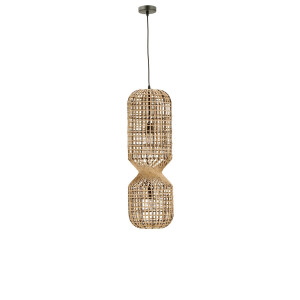 Lustra ratan natur Malabo 25x77.5 cm