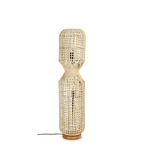 Lampadar ratan bej Malabo 25x104 cm