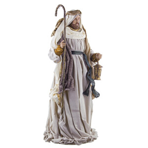 Figurina Sfantul Iosif textil multicolor 30,5x27,9x83h