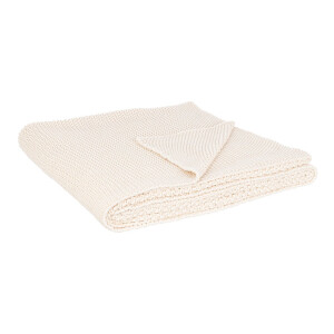 Patura bumbac ivoire Kleophe 130x170 cm