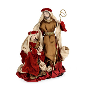 Figurina Nasterea Domnului textil multicolor Sublime 19x14x31h