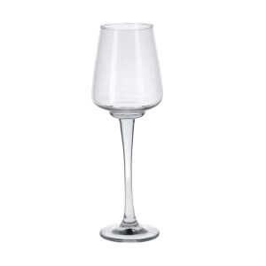 Suport lumanare sticla transparenta 11,5 x 35 cm