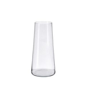 Vaza flori sticla transparenta 18 x 42 cm