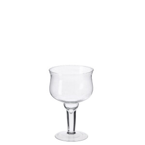 Vaza flori sticla transparenta  15,5 x 24 cm