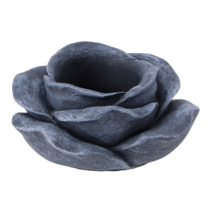 Ghiveci flori beton albastru 22 x 10 cm