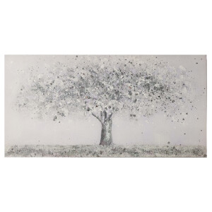 Tablou decorativ olegrafie pe panza Copac 60 x 120 cm