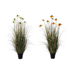 Set 2 ghivece Margarete artificiale  17 x 123 cm