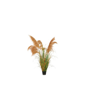 Pampas artificial in ghiveci 15 x 150 cm