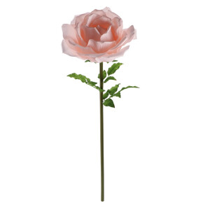 Set 4 Trandafiri artificiali roz verzi 75 x 170 cm