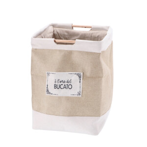 Cos rufe, depozitare panza multicolora III 43 x 43 x 56 cm