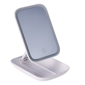 Oglinda de masa cu iluminare led 16 x 22 x 4 cm