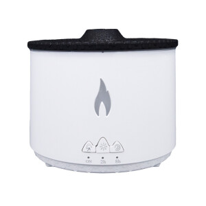 Difuzor electric de parfum cu LED si 2 functii de temporizator, capacitate 350 ml, 13 x 11 cm