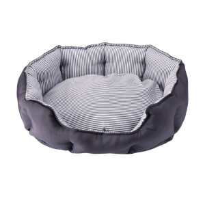Culcus animale textil gri alb 56 x 47 x 19 cm