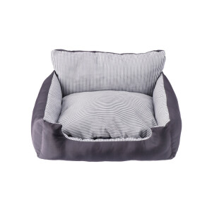 Culcus animale textil gri alb 50 x 40 x 27 cm