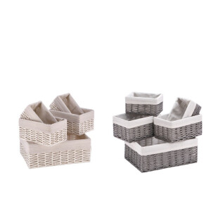 Set 10 cosuri depozitare 21 x 13 x 11 cm,  25 x 17,5 x 13 cm, 40 x 30 x 15 cm