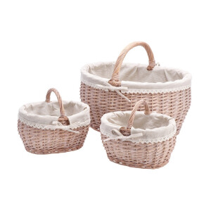 Set 3 cosuri depozitare 25,5 x 20 x 22, 46 x 33 x 34 cm