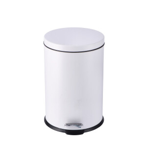 Cos gunoi cu clapeta fier alb 29,5 x 45,5, 20 L