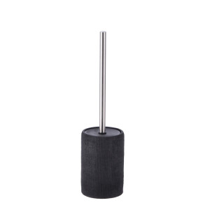 Perie toaleta otel polirasina neagra 9,5 x 41,5 cm