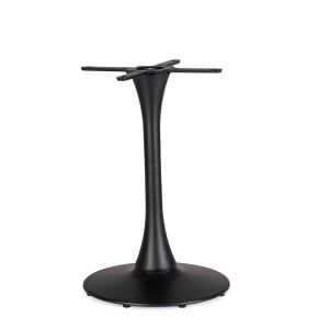Picior masa otel negru Giunone Ø53x72h