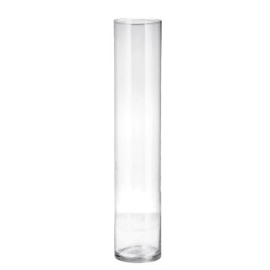 Vaza flori sticla transparenta 12 x 60 cm
