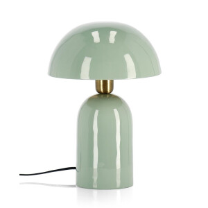 Veioza metal verde auriu Donya Ø26x37h