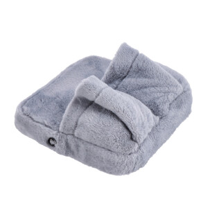 Aparat masaj picioare, electric, textil gri 31 x 30 cm