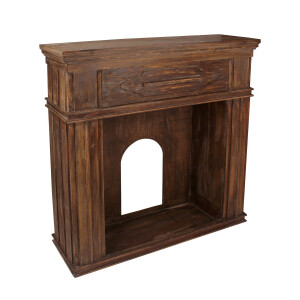 Consola lemn maro 121 x 32,5 x 121 cm