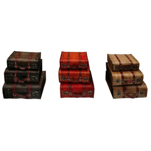 Set 9 Valize depozitare 28 x 18 x 10, 32 x 23 x 13, 36 x 30 x 16 cm