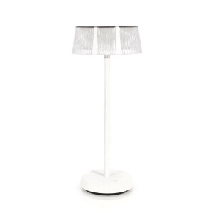 Veioza cu led otel alb Caral Ø15,4x36,5h