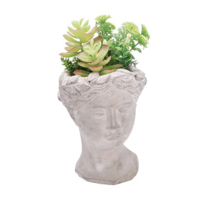 Plante artificiale suculente in ghiveci 14 x 14 x 27 cm
