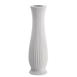 Vaza flori ceramica alba Tribeca 13,5 x 46 cm