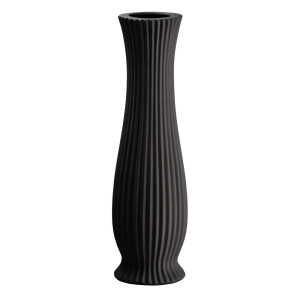 Vaza flori ceramica neagra Tribeca 13,5 x 46 cm
