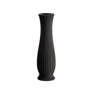 Vaza flori ceramica neagra Tribeca 16,5 x 58 cm