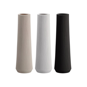 Set 3 vaze flori ceramica multicolora Tribeca  14,5 x 48,5 cm