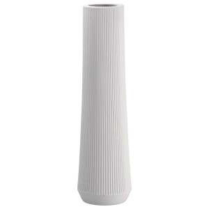 Vaza flori ceramica alba Tribeca 16 x 58 cm